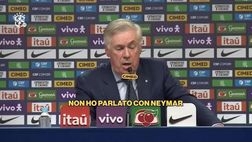 Brasile, Ancelotti show in portoghese. “Neymar? Credo che …” | VIDEO