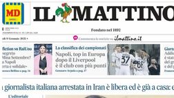 PRIMA PAGINA IL MATTINO OGGI: “Napoli, top in Europa”