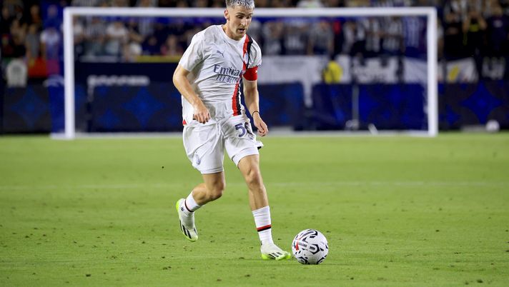 Alexis Saelemaekers AC Milan amichevole Juventus-Milan 6-5 dcr precampionato 2023-2024