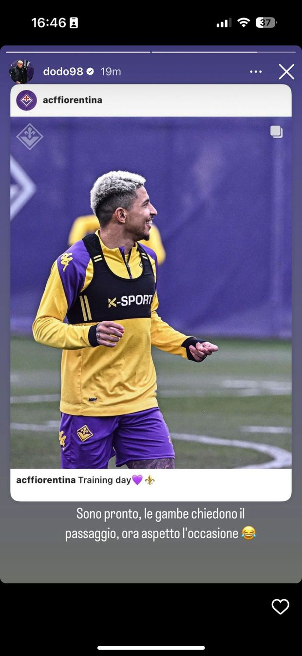 FOTO – Dodo chiama il rientro a gran voce: “Ora aspetto solo l’occasione”- immagine 2