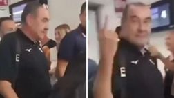 Lazio, Sarri torna a Napoli: dito medio ai tifosi azzurri | VIDEO