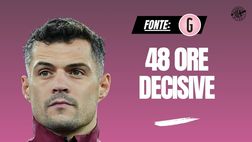 Calciomercato Milan: Xhaka, conto alla rovescia per il colpo in mediana
