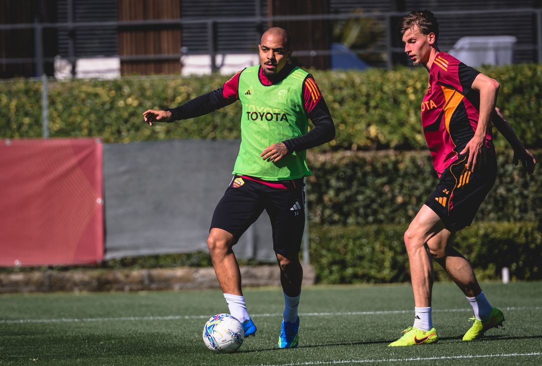 Roma, l’allenamento a Trigoria a tre giorni dal Pisa – FOTO GALLERY - immagine 9