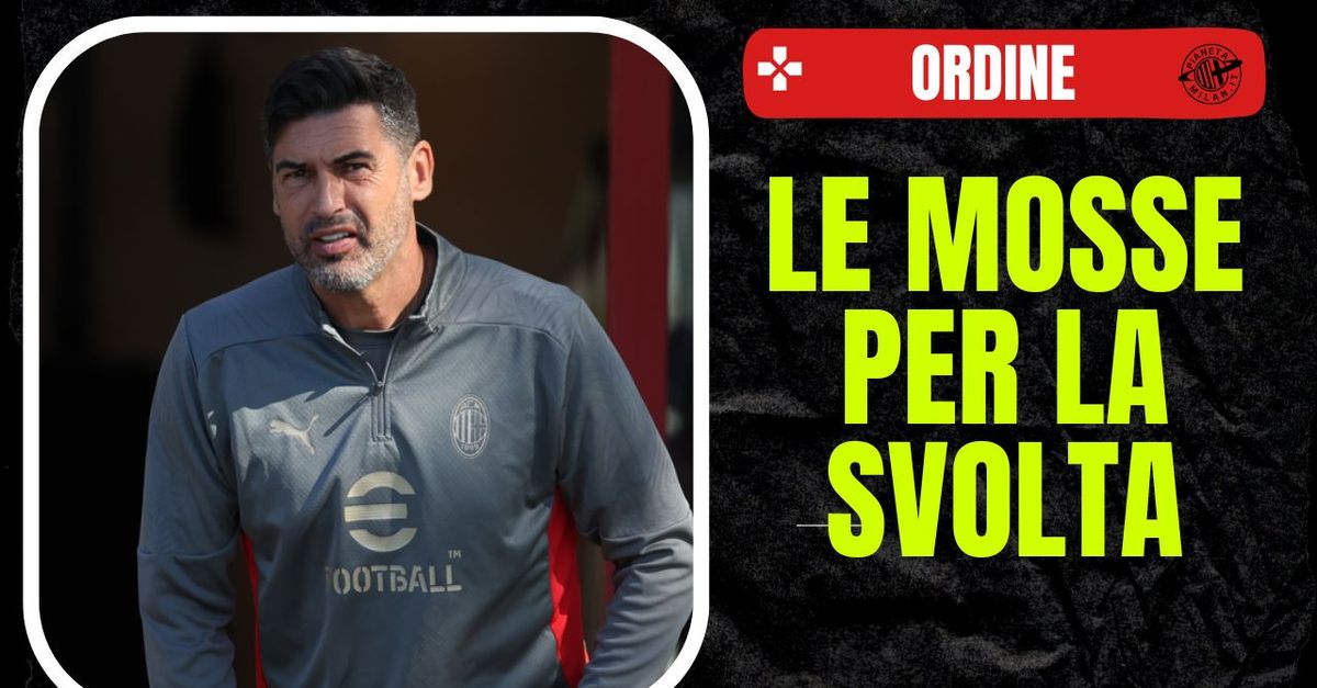 Milan, cosa serve a Fonseca? Ordine sicuro: “Per la svolta 2 3 mosse”