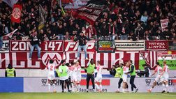 Lipsia, che caos: arrestati 107 tifosi dopo la partita con lo Stoccarda