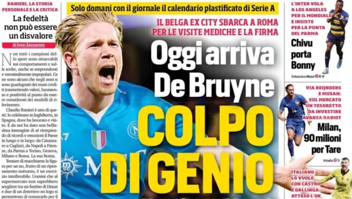 prima pagina corriere dello sport oggi