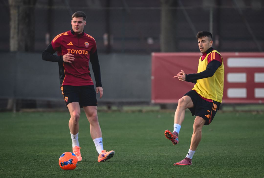 Trigoria, l’allenamento a due giorni da Roma-Como – FOTO GALLERY - immagine 14