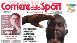 PRIMA PAGINA CORRIERE DELLO SPORT OGGI: “Lukaku, è fatta: vola da Conte”