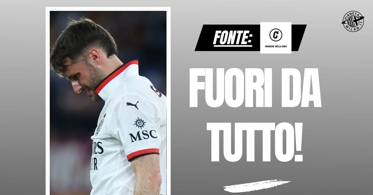 Milan fuori dall’Europa: “Il rosso a Conceicao simbolo della stagione” Milan fuori dall’Europa: “Il rosso a Conceicao simbolo della stagione”