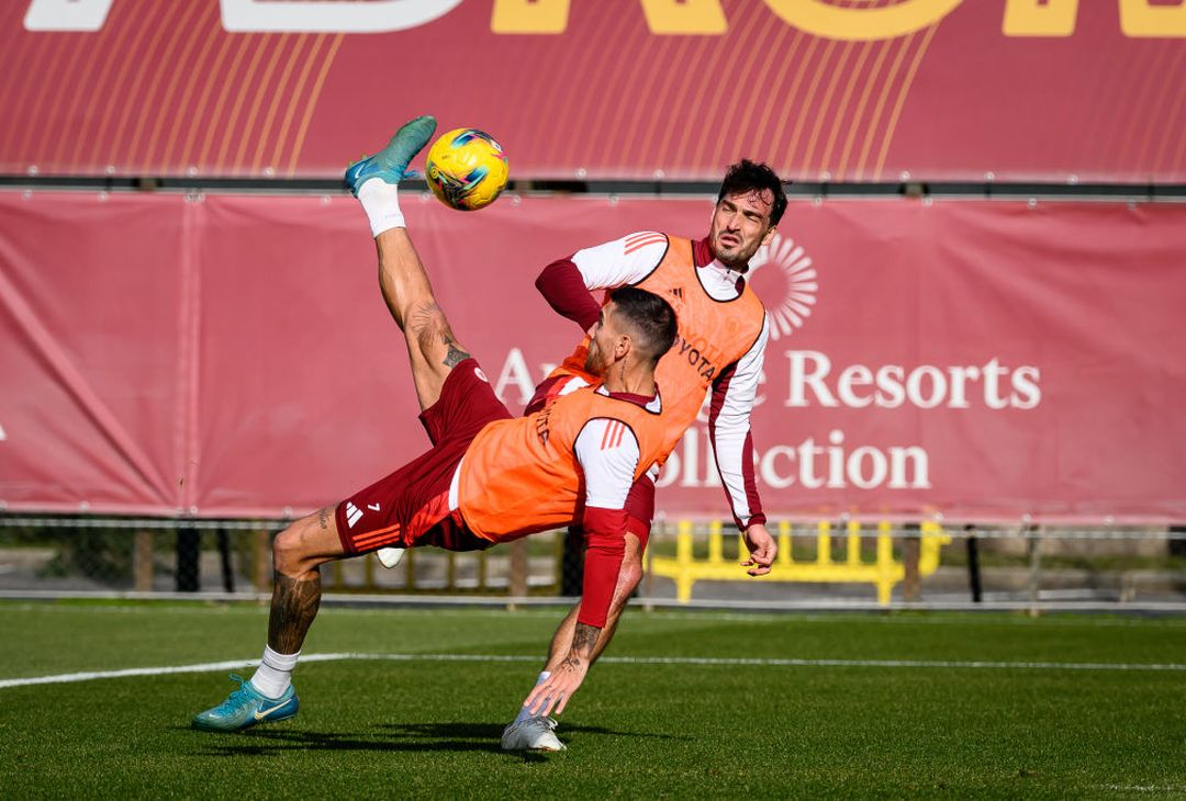 Roma, secondo allenamento dell’anno: Dovbyk torna in gruppo – FOTO GALLERY - immagine 46