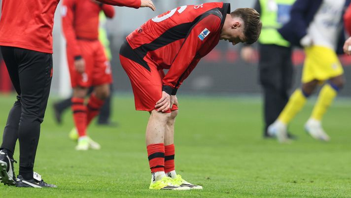 MILANO, ITALIA - 22 FEBBRAIO: Alexis Saelemakers del Milan reagisce al termine della partita di Serie A tra il Milan e il Parma Calcio 1913 allo stadio Giuseppe Meazza il 22 febbraio 2026 a Milano, Italia. (Foto di Claudio Villa/AC Milan tramite Getty Images)
Milan, San Siro è il tuo… acerrimo nemico: troppi i punti persi in casa - immagine 1