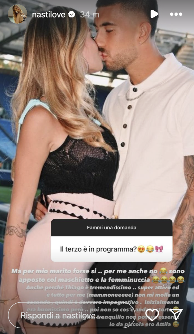 Chiara Nasti: “Terzo figlio in programma? Per Mattia forse sì, io sono a posto perché…”- immagine 2
