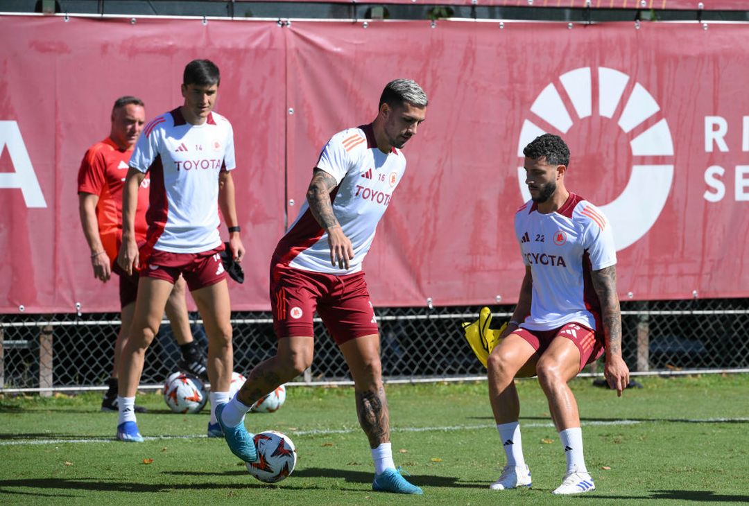 Roma, scarico per i titolari col Venezia. Dybala a parte – FOTO GALLERY - immagine 7