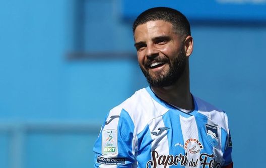 Lorenzo Insigne nelle vesti di trascinatore del Pescara Calcio (vs Reggiana, 6 aprile)