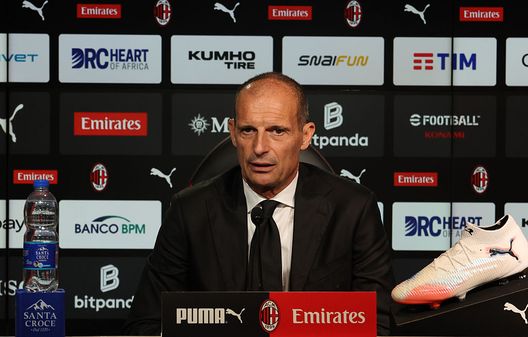 (Photo by Claudio Villa/AC Milan via Getty Images) massimiliano-allegri-conferenza-stampa-udinese-milan-tv-diretta-live-news-dichiarazioni-foto-frasi-parole