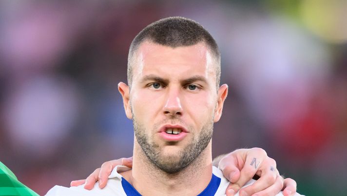 Strahinja Pavlovic (difensore RB Salisburgo), qui con la maglia della Serbia agli Europei 2024 | Bundesliga austriaca News (Getty Images) Strahinja Pavlovic RB Salisburgo Serbia Europei 2024