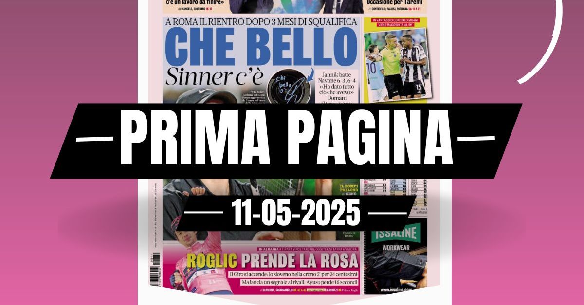Prima pagina Gazzetta dello Sport: “Scudetto, è l’ora” Prima pagina Gazzetta dello Sport: “Scudetto, è l’ora”