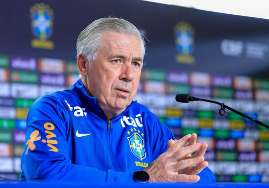 Carlo Ancelotti, CT del Brasile. (Foto di Buda Mendes/Getty Images) Ancelotti