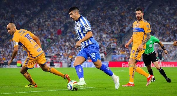 Monterrey-Tigres, foto tratta dal Profilo X del @Rayados Monterrey-Tigres