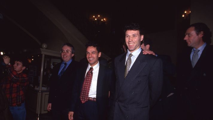 Bruno, Baggio e van Basten, ex calciatori