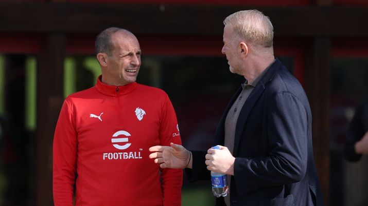 Massimiliano Allegri e Igli Tare, AC Milan