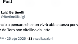 Inter-Toro 5-0, le reazioni social: “Non è un Toro ma un vitello da latte”
