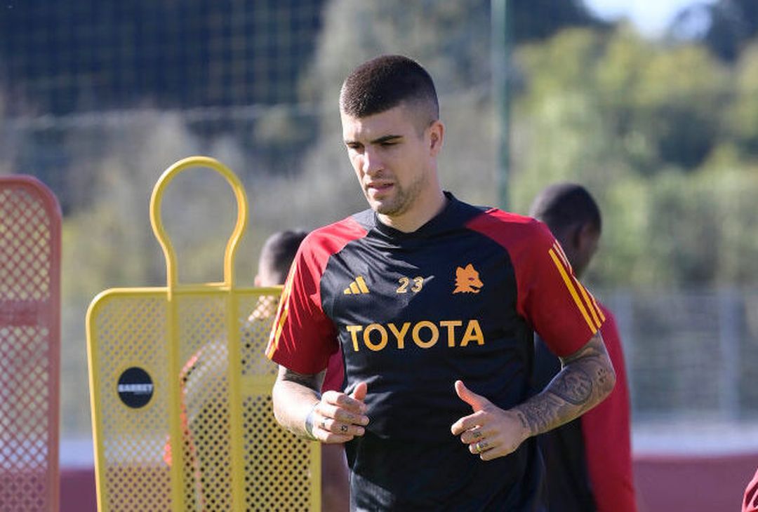 Roma, la rifinitura alla vigilia del match con lo Slavia – FOTO GALLERY - immagine 24