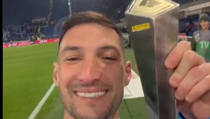 VIDEO Politano celebra la vittoria con l’Atalanta: “Un saluto a tutti i tifosi!” - immagine 1