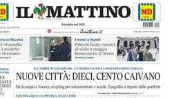 PRIMA PAGINA IL MATTINO OGGI: “Conte, c’è il contratto. Piano per il rilancio”