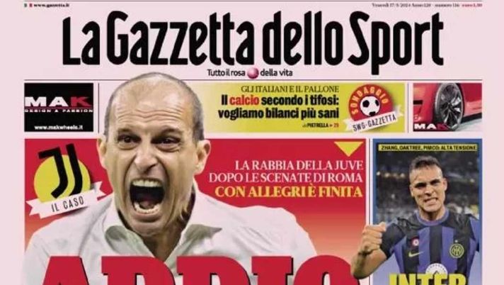 PRIMA PAGINA GAZZETTA DELLO SPORT OGGI: “Non c’è solo Conte per il Napoli” - immagine 1
