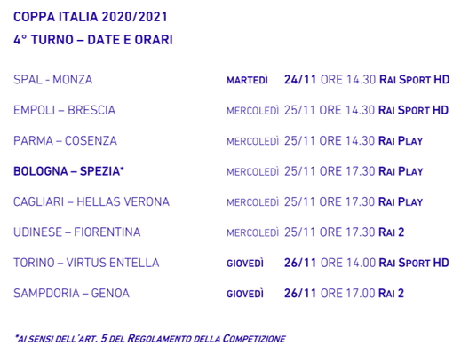 Coppa Italia, Torino-Virtus Entella si giocherà il 26 novembre alle 14- immagine 2