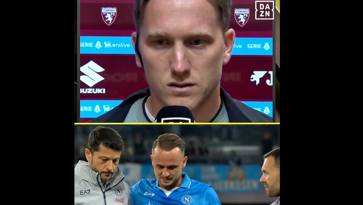 Zielinski scopre in diretta dell’infortunio di Lobotka: “Ma è live? Si è fatto male? Spero che…” - immagine 1