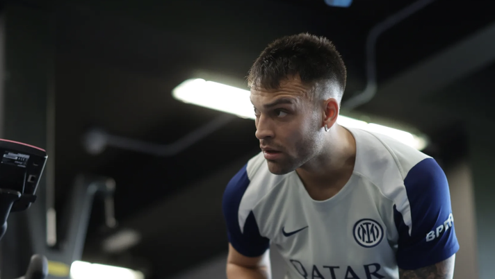 Inter, primo allenamento ad Appiano: seduta pomeridiana, Lautaro lavora in palestra - immagine 1