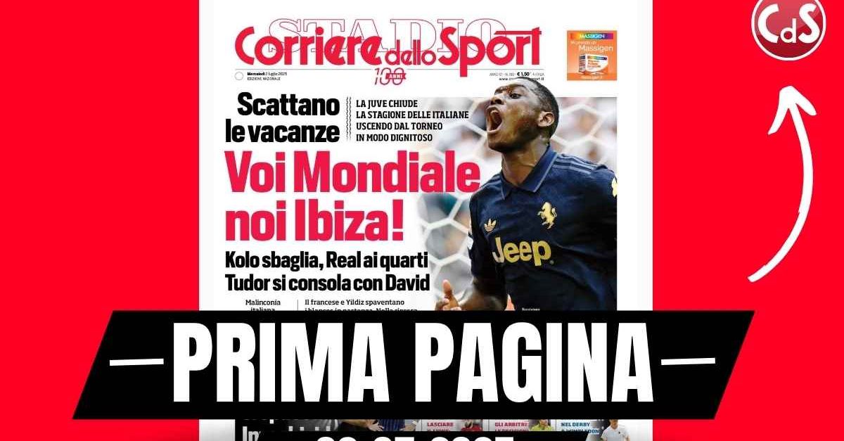 prima pagina corriere dello sport l8217inter si spacca inzaghi ride