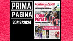 Prima pagina Corriere dello Sport: Verona decisiva per Fonseca e il Milan?