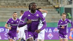 Gol di Kean nei minuti di recupero, la Fiorentina batte la Cremonese 1-0