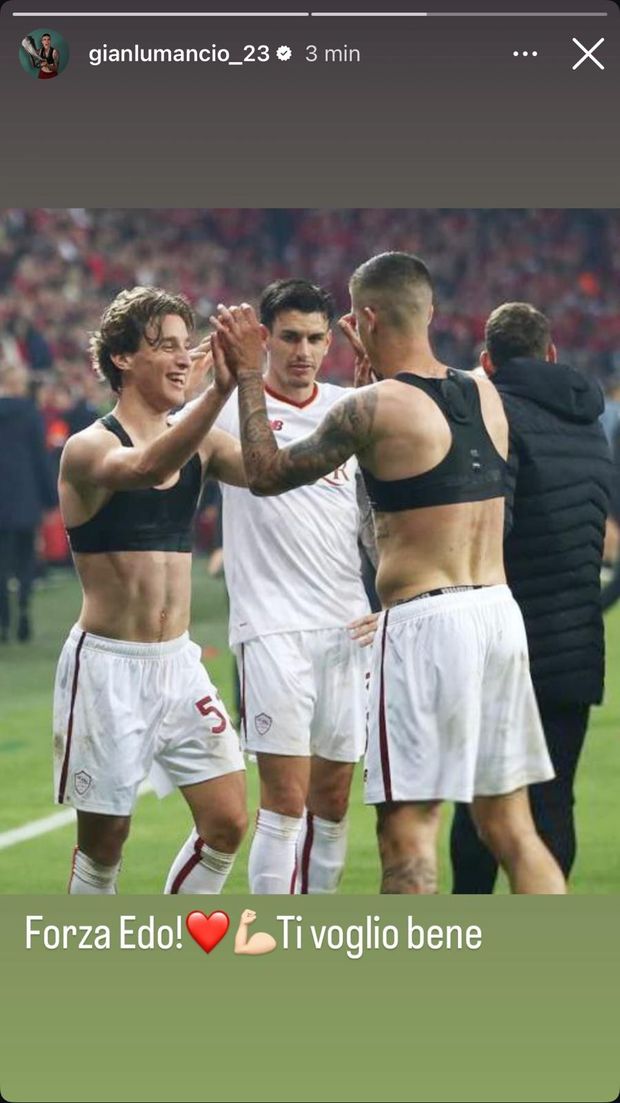 Malore Bove, dalla Roma agli ex compagni giallorossi: i messaggi d’affetto per Edoardo- immagine 6