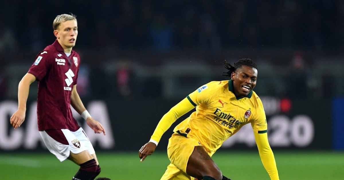 Torino Milan 2 1, infortunio all’inguine per Leao: sostituito | Serie A News