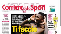 PRIMA PAGINA CORRIERE DELLO SPORT OGGI: “Napoli: contratto sul tavolo per Meret”