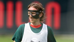 Il Milan si gioca la Champions con il ‘miracolo’ Modrić: tornerà titolare con la maschera protettiva