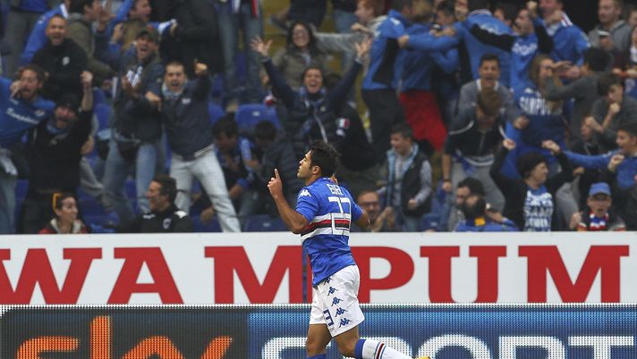 Éder, attaccante della Sampdoria, potrebbe lasciare Genova per andare al Leicester di Ranieri calciomercato