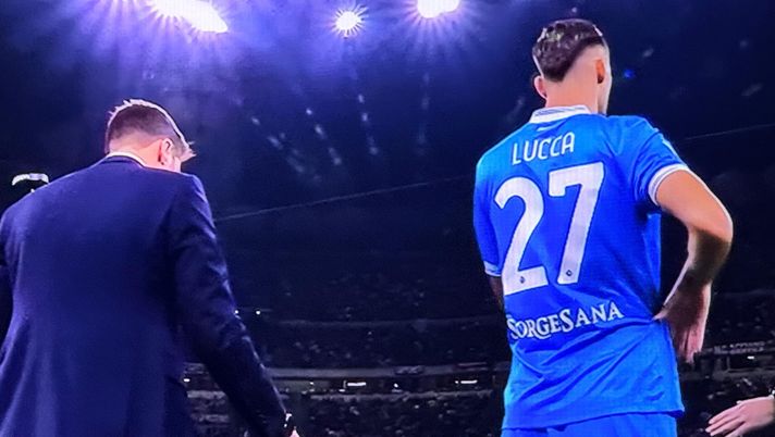 Milan-Napoli 2-1, triplo cambio per gli azzurri: dentro Lucca, Neres ed Elmas - immagine 1