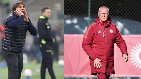 Antonio Conte (allenatore Napoli), Claudio Ranieri (allenatore Roma)