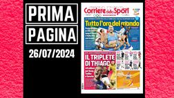 Prima pagina Corriere dello Sport: “Tutto l’oro del mondo”