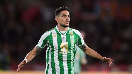 SEVILLE, SPAIN - APRIL 23: Marc Bartra of Real Betis looks on during the Copa del Rey final match between Real Betis and Valencia CF at Estadio La Cartuja on April 23, 2022 in Seville, Spain. (Photo by Angel Martinez/Getty Images)