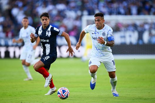 Lautaro Martinez, in azione durante la sfida contro il Monterrey. (Foto di Mattia Pistoia - Inter/Inter via Getty Images) Inter dalle due facce a Pasadena: contro il Monterrey arriva solo un pareggio - immagine 1