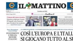 PRIMA PAGINA IL MATTINO OGGI: “Quattro colpi per Conte: il Napoli vota Antonio per rivedere lo scudetto”