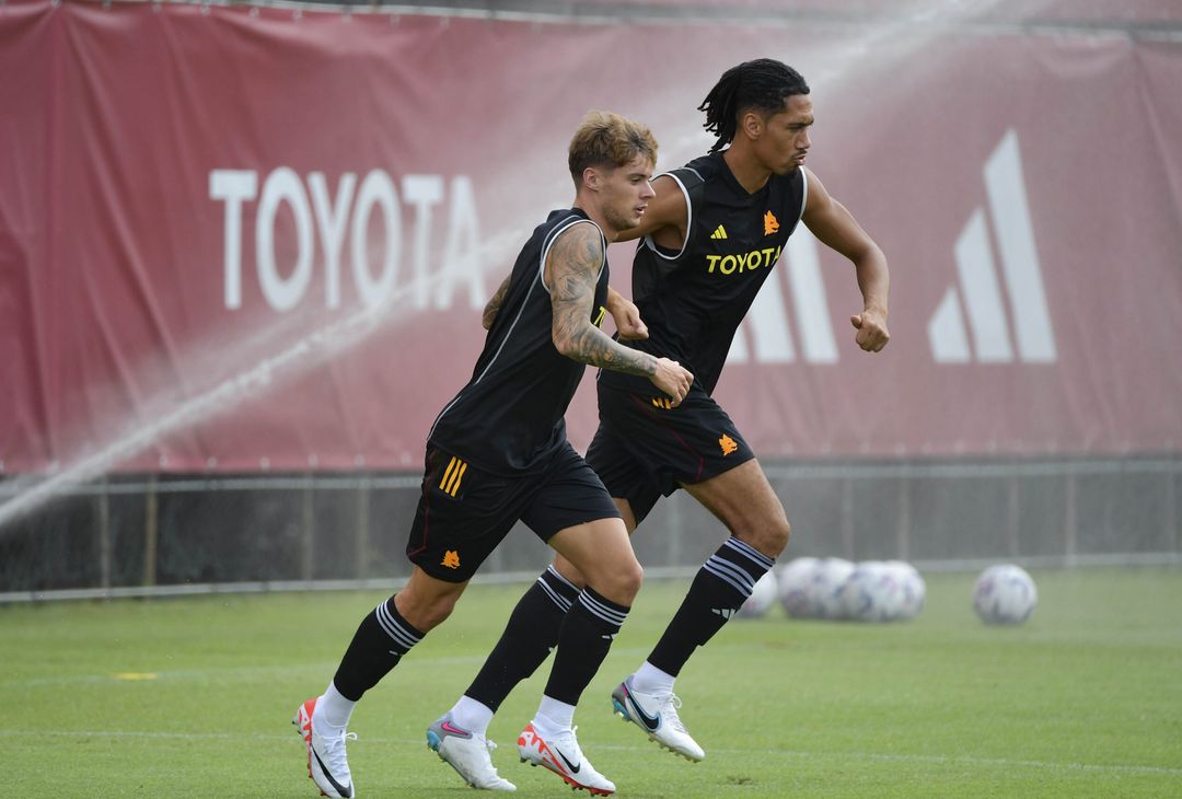 Roma, l’allenamento a Trigoria a due giorni dal big match con il Milan – FOTO GALLERY - immagine 8