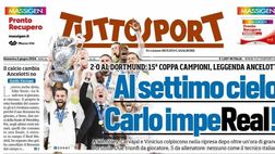 PRIMA PAGINA TUTTOSPORT OGGI: “Di Lorenzo, messaggi alla Juve”