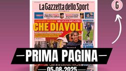 Prima pagina Gazzetta dello Sport: Jashari e Modric, Milan da impazzire